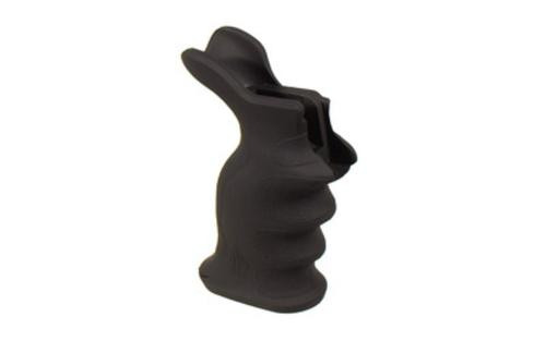 UTG Model 4, Combat Sniper Pistol Grip, Fits AR-15/M16, Contoured Finger Grooves, with Storage Compartment, Black