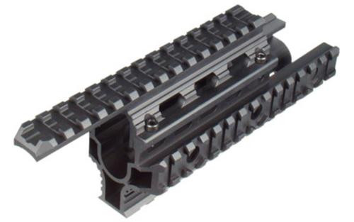 UTG Tactical Quad Rail, Fits AK, Black