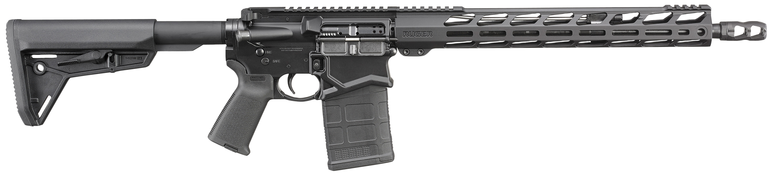 Ruger SFAR Semi-Auto Rifle 5610, 308 Winchester, 16.10", Black Magpul Grips & Stock, Black Anodized Finish, 20 Rds