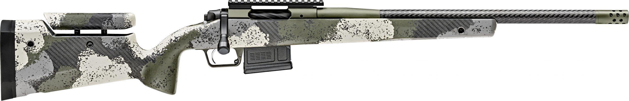 Springfield 2020 Waypoint Rifle BAW9206CMCFGA, 6mm Creedmoor, 20" Carbon Fiber, Evergreen Camo Adjsutable Stock, Green Cerakote Finish, 5 Rds