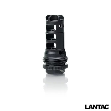 LanTac USA Dragon Muzzle Brake - ASR Quick Mount Suppressor Adapter, 308 Winchester, Nitride, Hardened Milspec Steel, Black