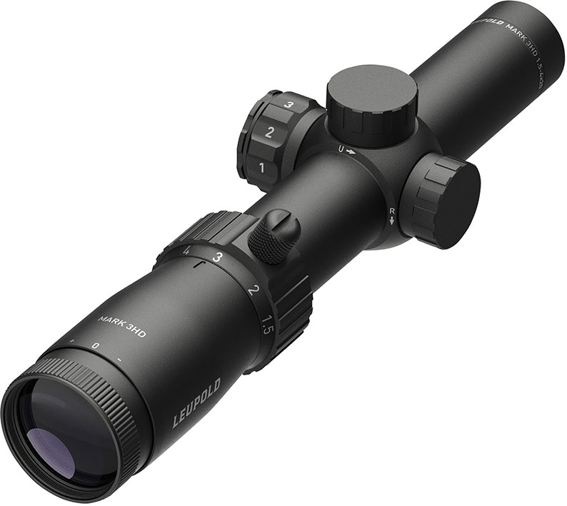 Leupold Mark 3HD Rifle Scope 180663, 1.5-4x, 20mm Obj, 30mm Tube, Black Matte, FireDot BDC Reticle