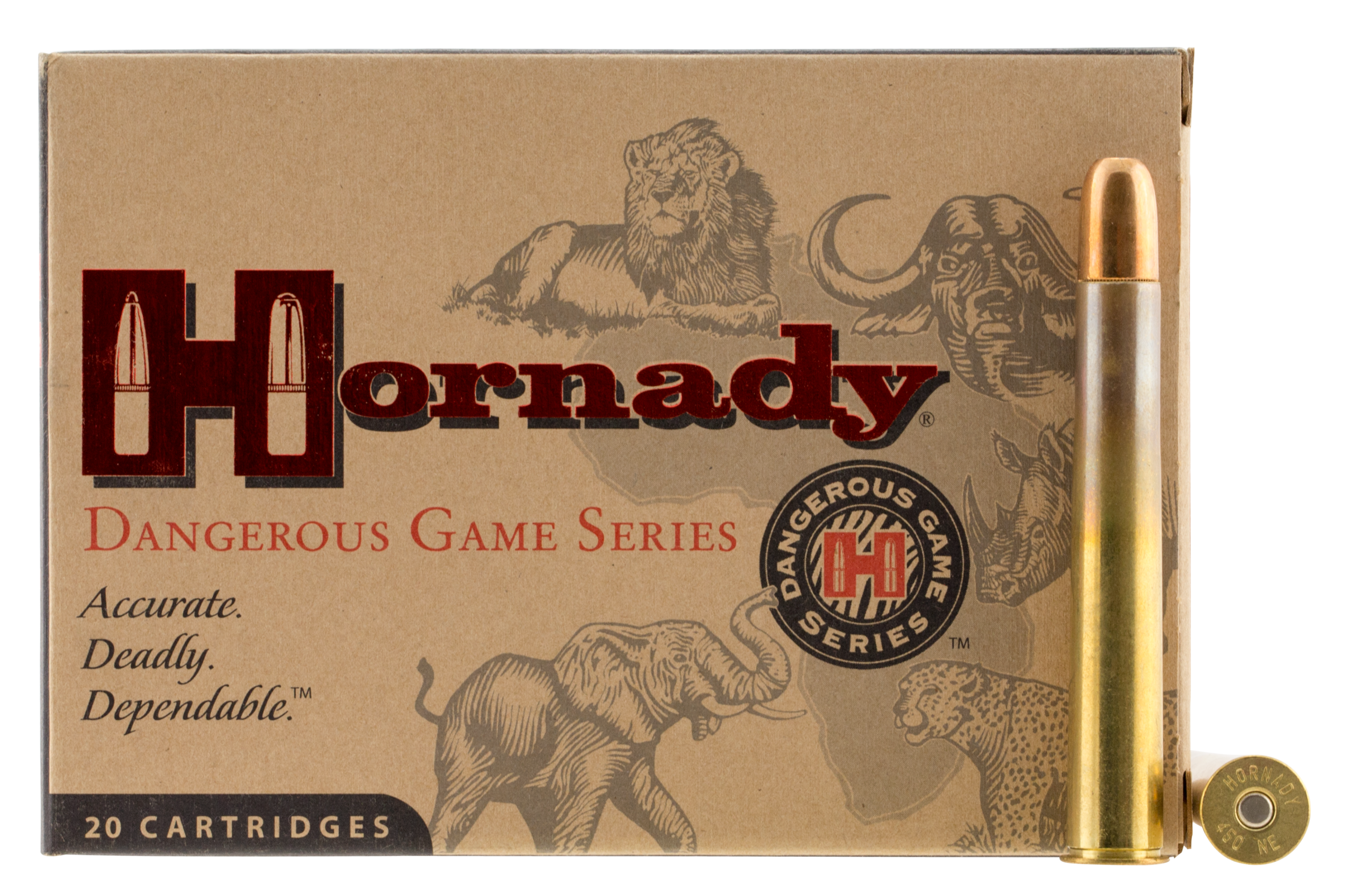 Hornady Dangerous Game 450 Nitro Express 480gr DGS Solid - Box or Case