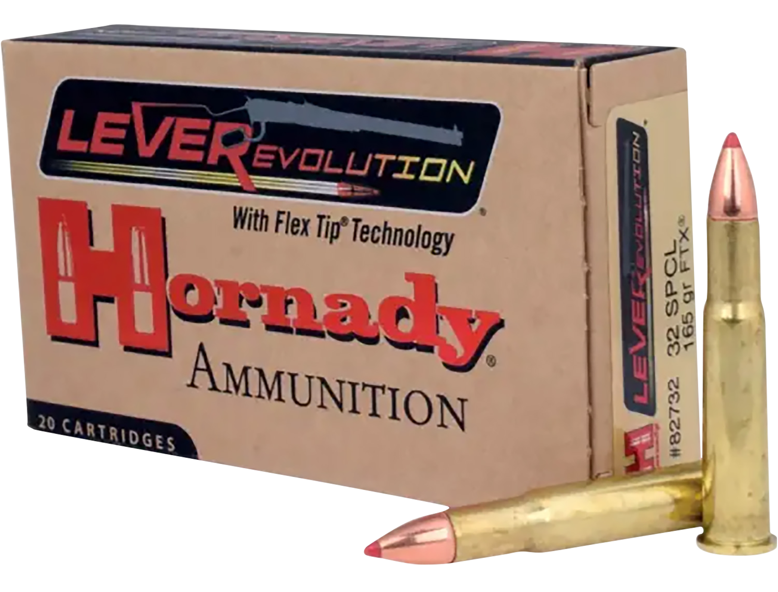 Hornady LEVERevolution 32 Win Special 165gr FTX 20rd - Box or Case