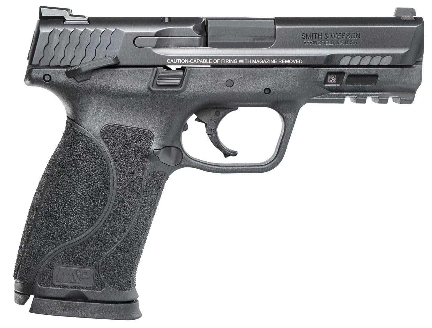 Smith & Wesson M&P M2.0 Compact Striker Fire Pistol 12105, 45 ACP, 4", Black Finish, 10 Rds