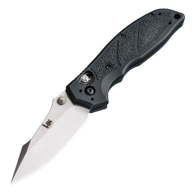 HK Knives Exemplar Folding Knife - 3.25" 154CM Blade, Black G10 Handles - 54156