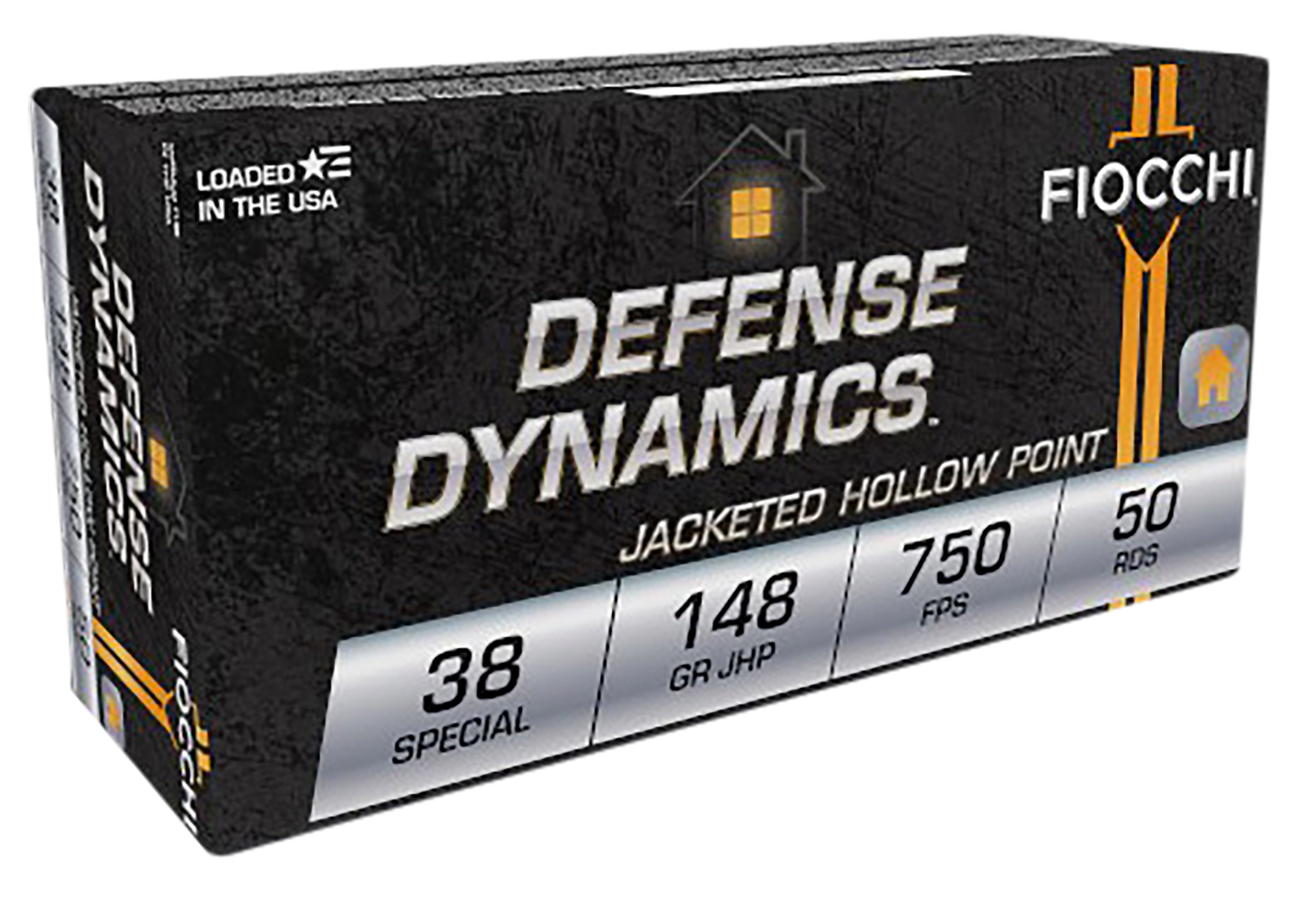 Fiocchi Defense Dynamics 38 Special 148gr JHP - Box or Case