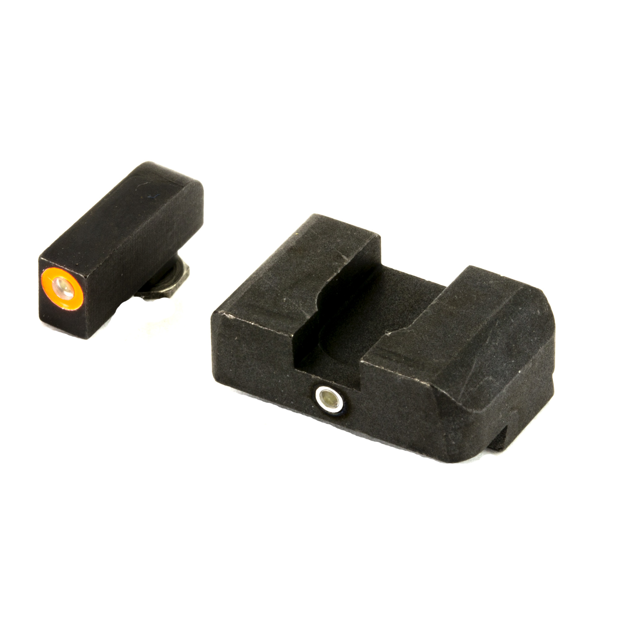 AmeriGlo GL203 i-Dot Sight Set for Glock Green Tritium Orange Outline Front Sight-Green Tritium Rear Sight