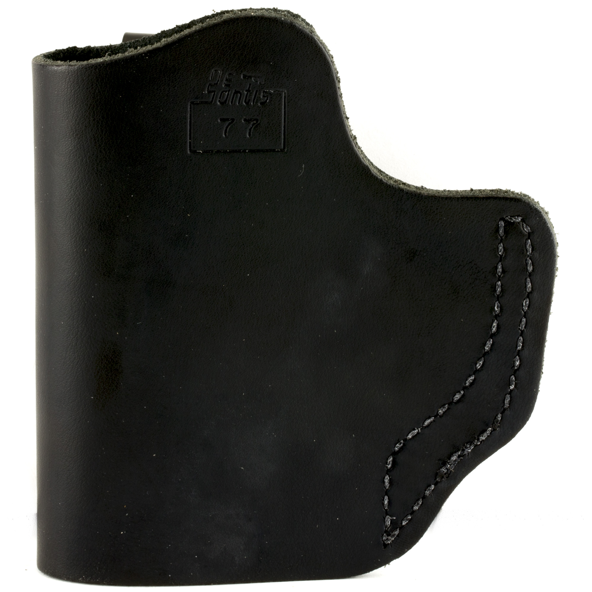 DeSantis Gunhide 031BA77Z0 Insider IWB Black Leather Belt Clip Fits H&K P2000SK/Springfield XD/XD-E 3.30” Barrel Right Hand