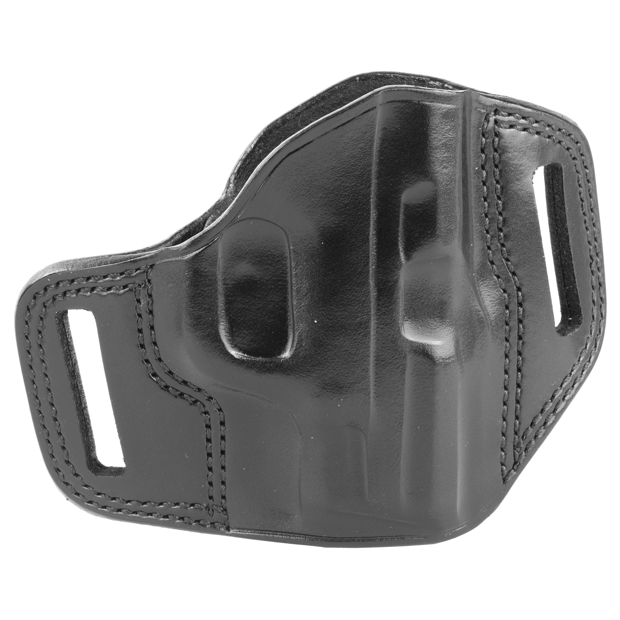 Galco CM652B Combat Master OWB Black Leather Belt Slide Fits S&W M&P Shield Fits S&W M&P Shield Plus Fits S&W M&P Shield 2.0 Right Hand