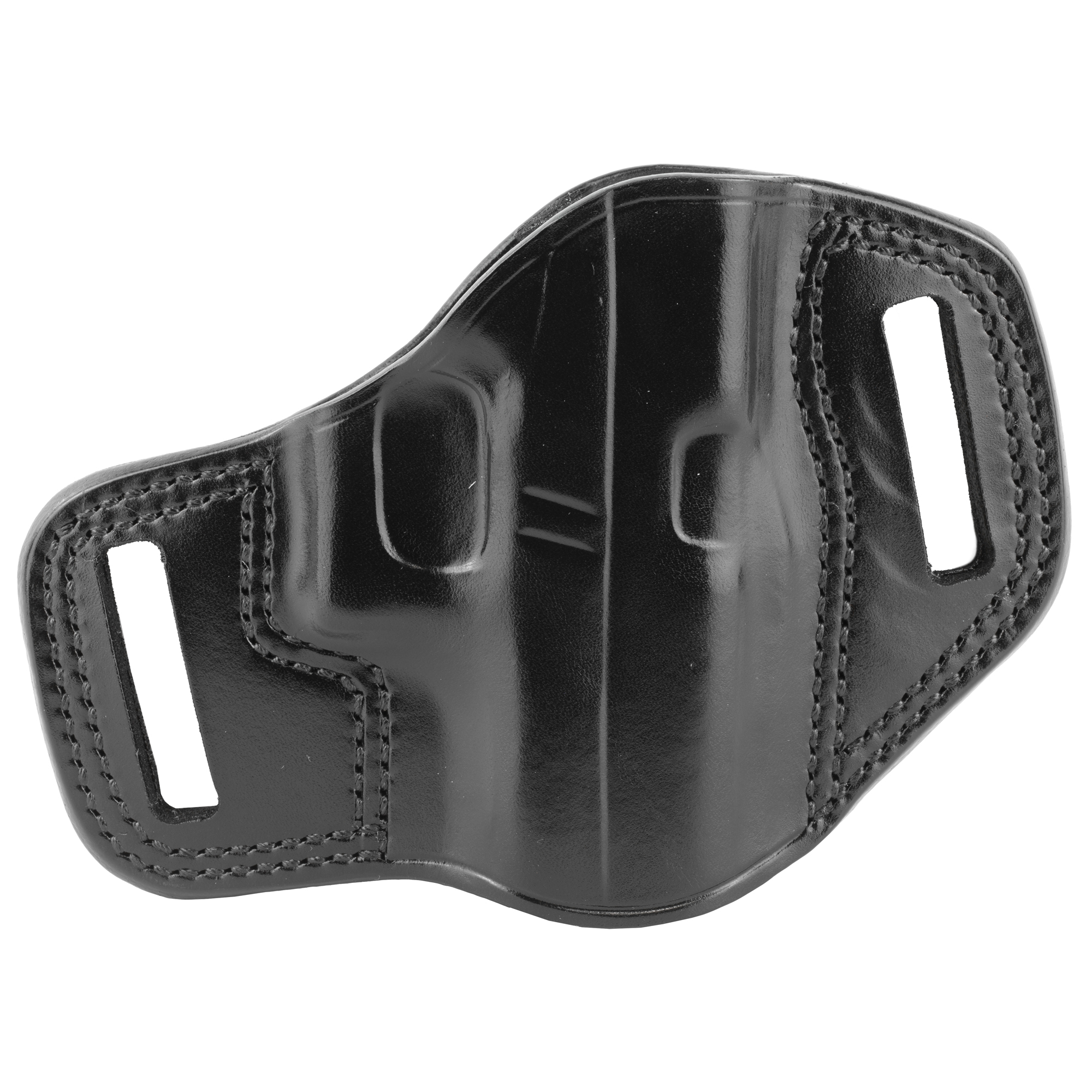 Galco CM800B Combat Master OWB Black Leather Belt Slide Fits Glock 43/43x Fits Springfield Hellcat Right Hand