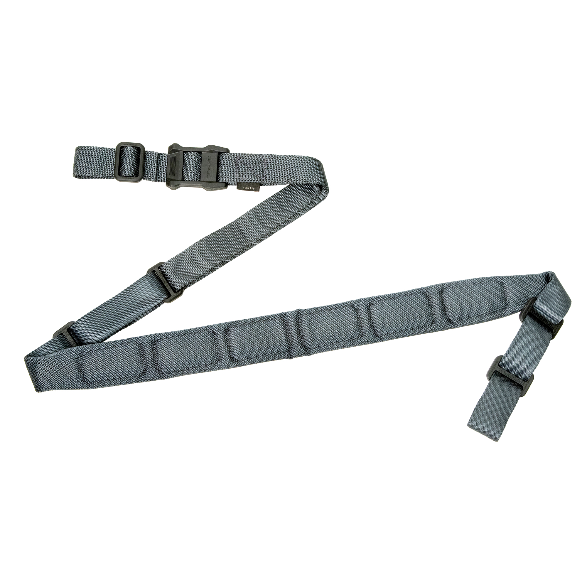Magpul MAG545GRY MS1 Sling Gray Nylon 48”-60” OAL Padded Two-Point Rifle
