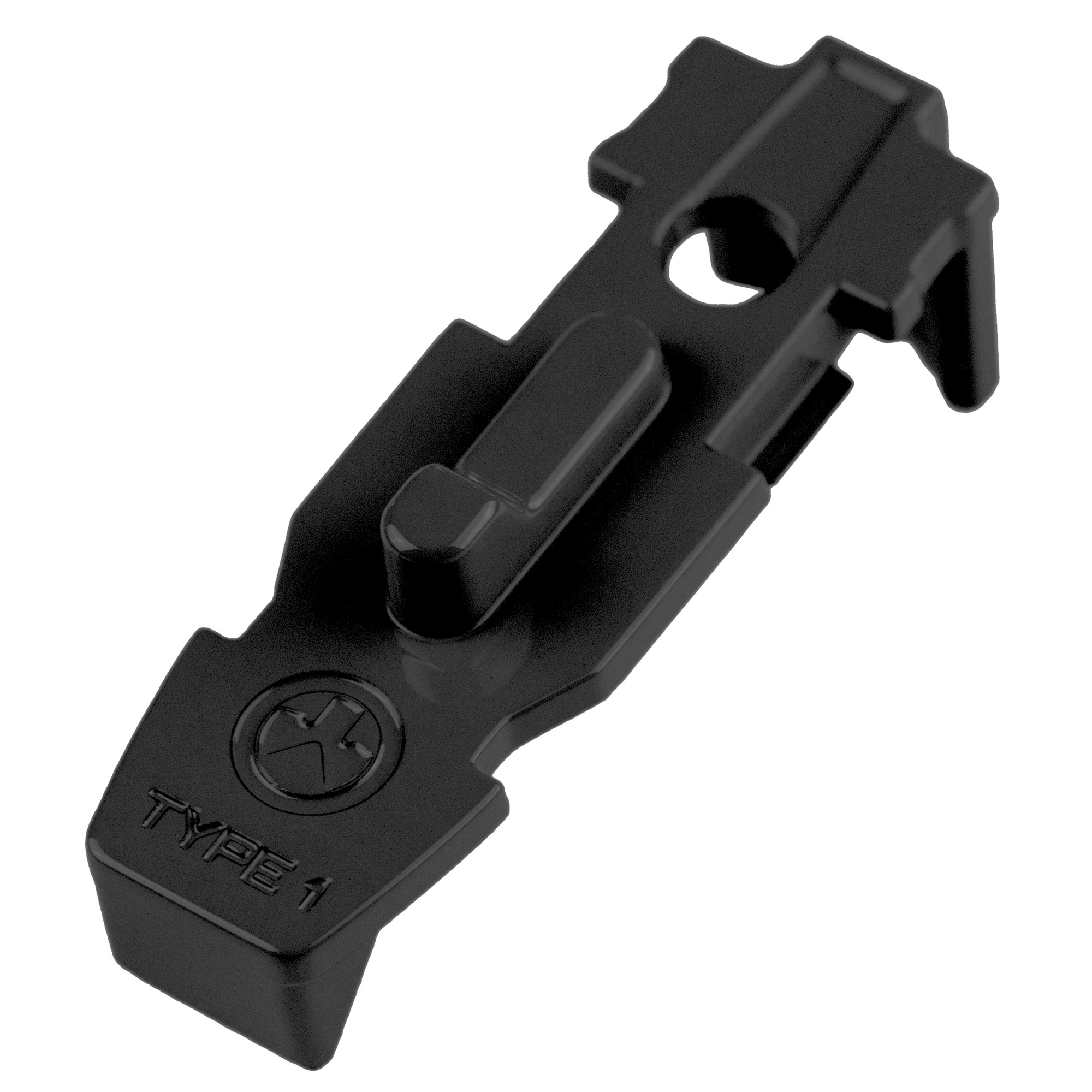 Magpul MAG803-BLK Tactile Lock-Plate Type 1 Made of Polymer w/ Black Finish & 1/8” Single Ridge for PMAG 10/20/30 AR/M4 GEN M3/300 B GEN M3 Floor Plates/5 Per Pack