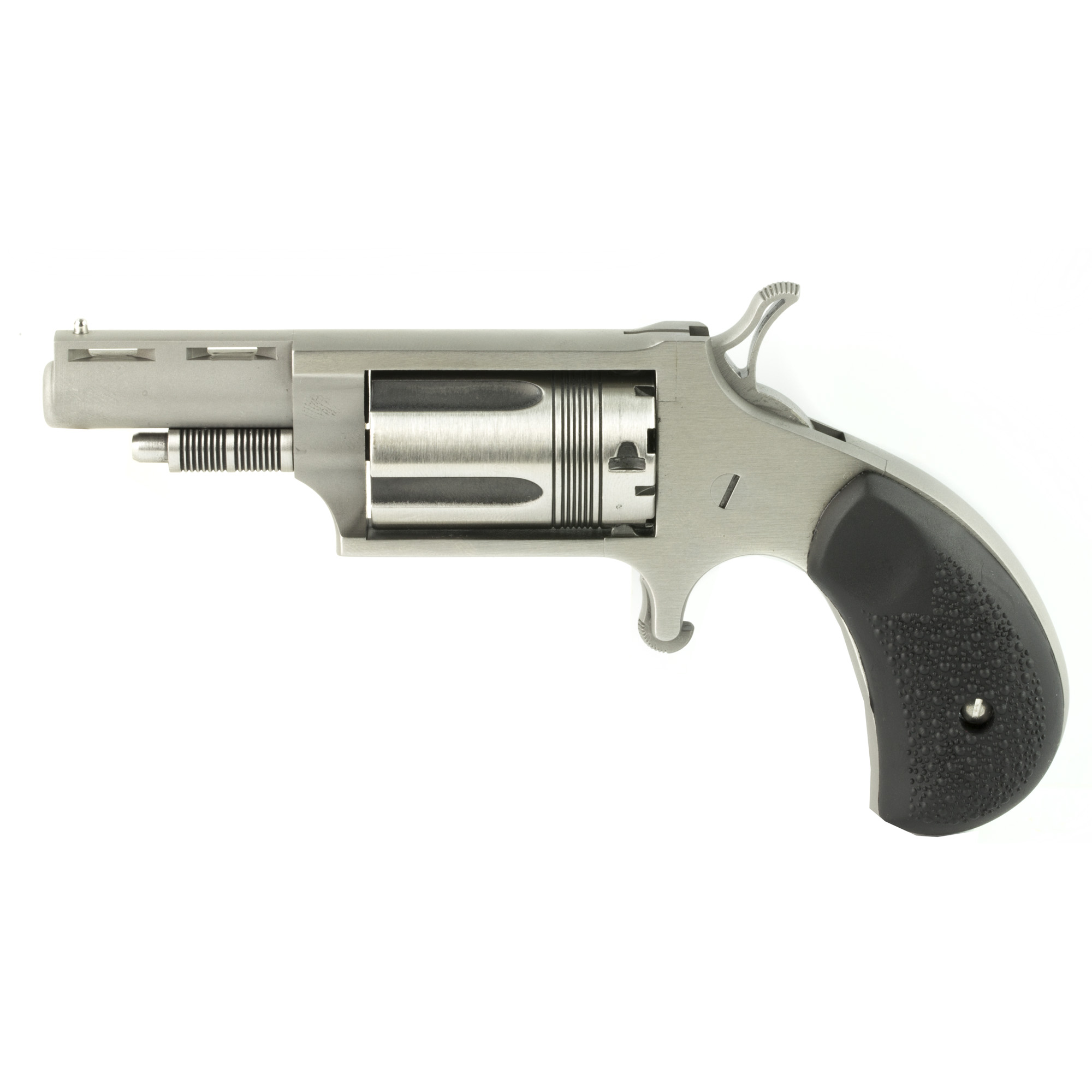 NAA Wasp Combo Single 22 LR/22 Mag 1.63” 5 Rd Black Pebbled Rubber Grip