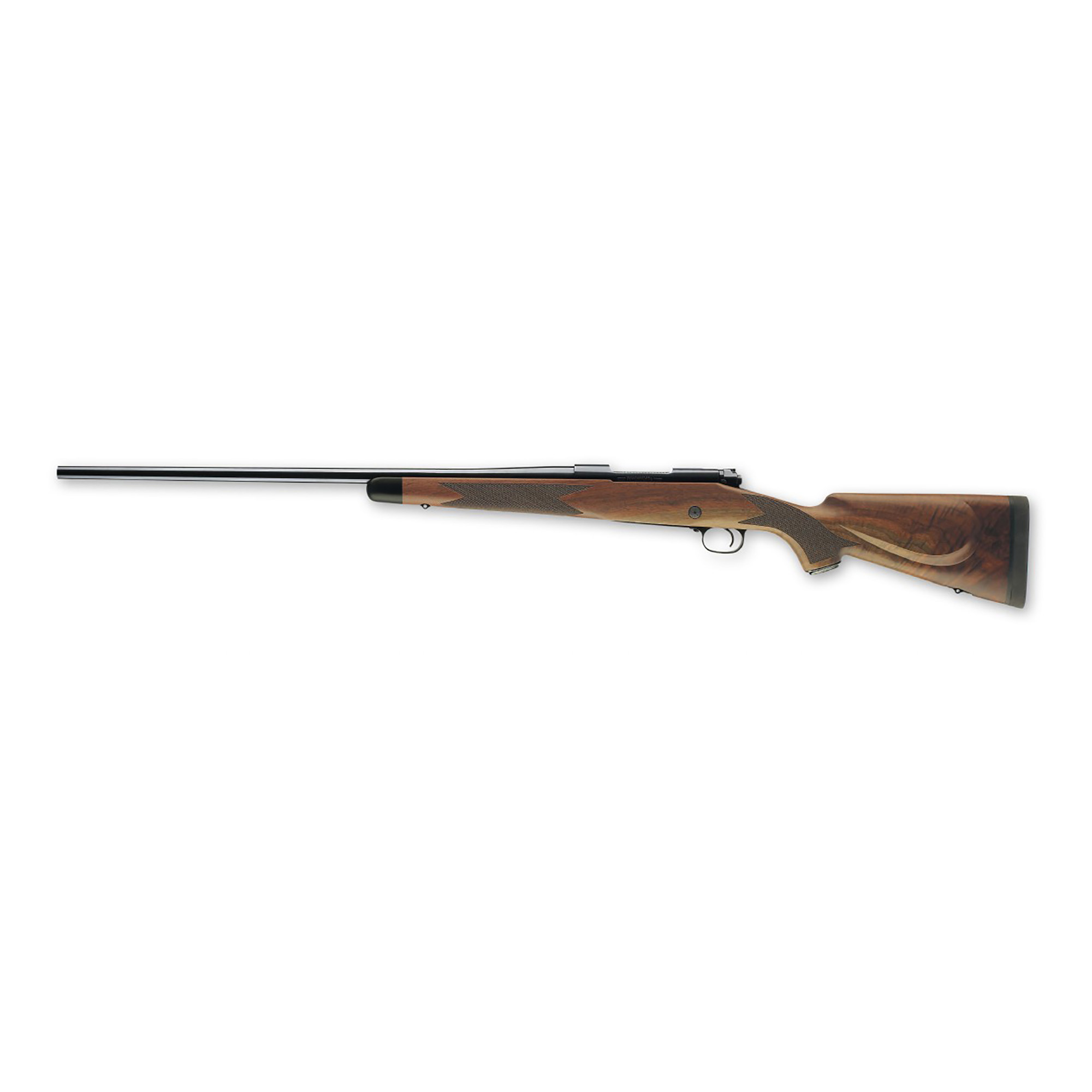 Winchester Repeating Arms 535203226 Model 70 Super Grade 270 Win Caliber with 5+1 Capacity, 24” Barrel, High Polished Blued Metal Finish & Satin Fancy Walnut Stock Right Hand (Full Size)