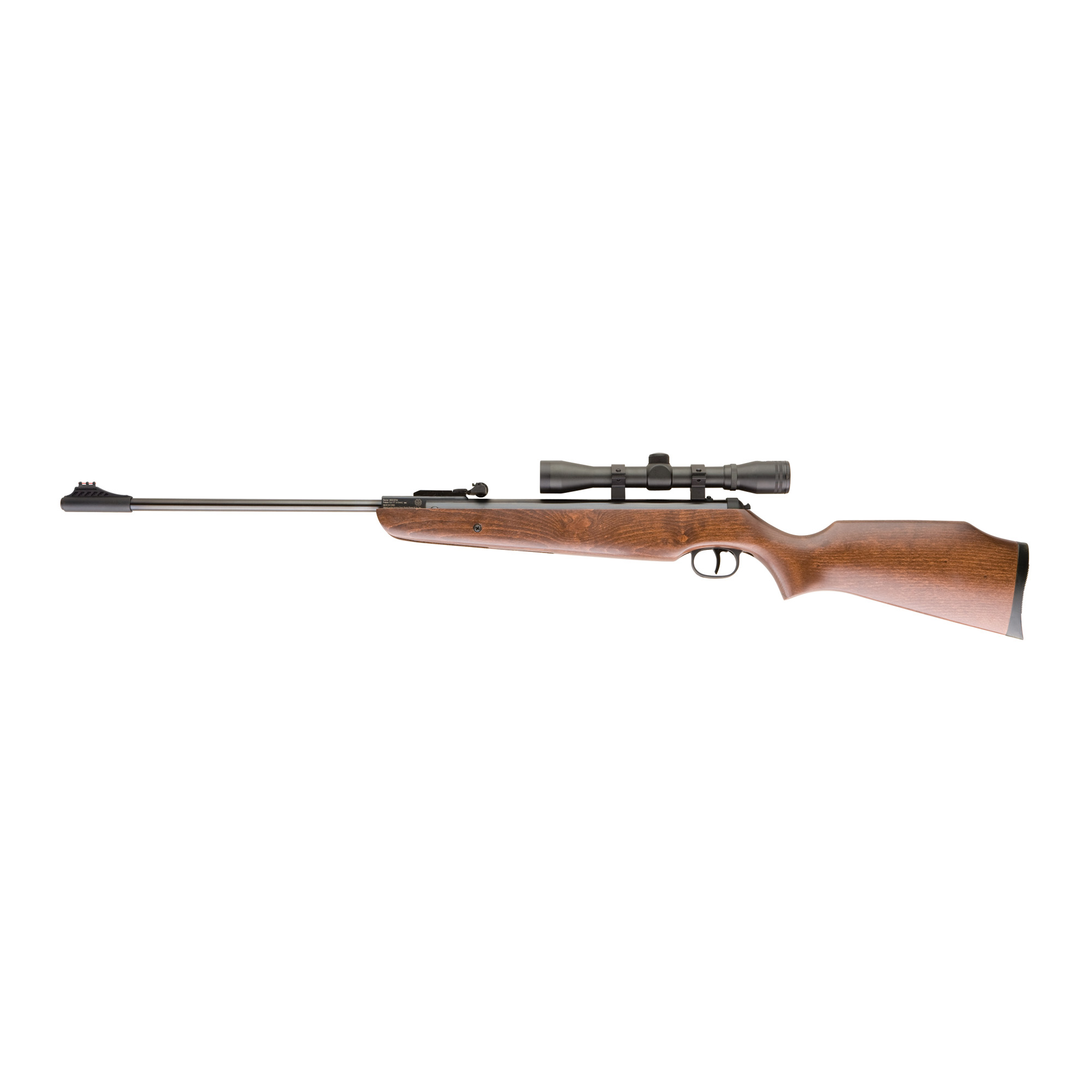 Umarex 2244001 Air Hawk Combo Spring Piston 177 Pellet 1rd Blued Rec/Barrel Dark Hardwood Stock Includes 4x32mm Scope