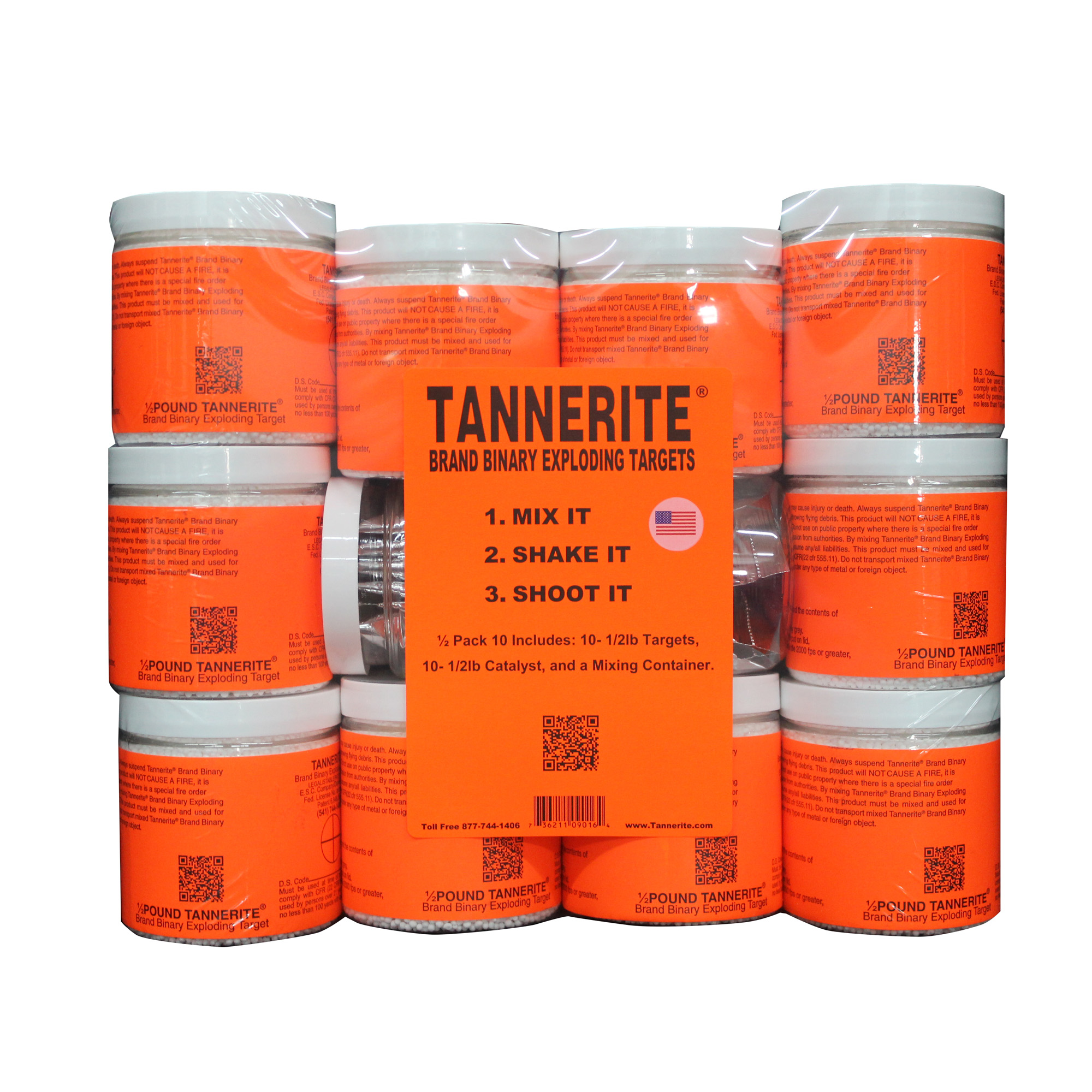 Tannerite 12PK10 Exploding Target 1/2 lbs 10 Pack