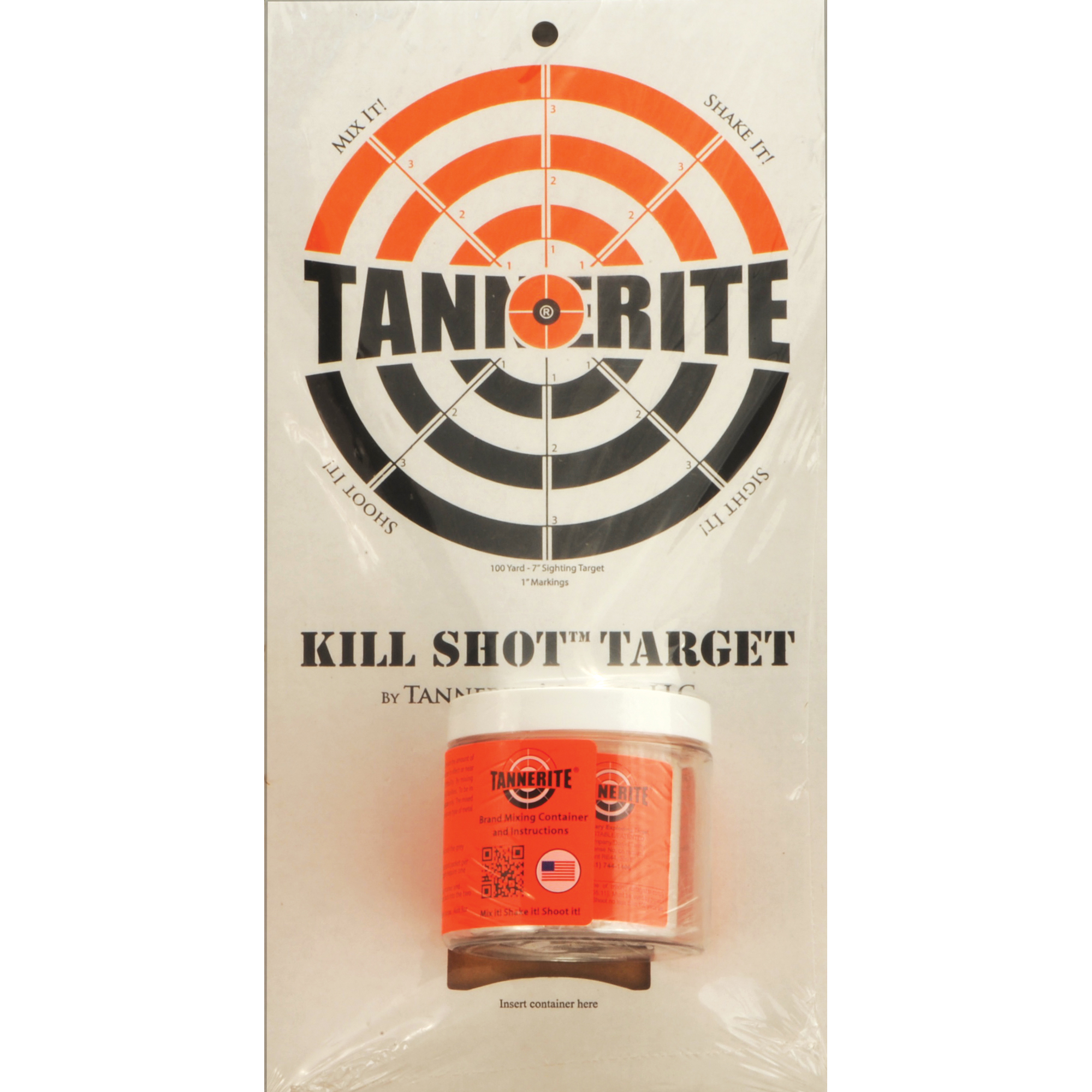 Tannerite, Kill Shot Target, Cardboard Bullseye Target & 1/2lb ET