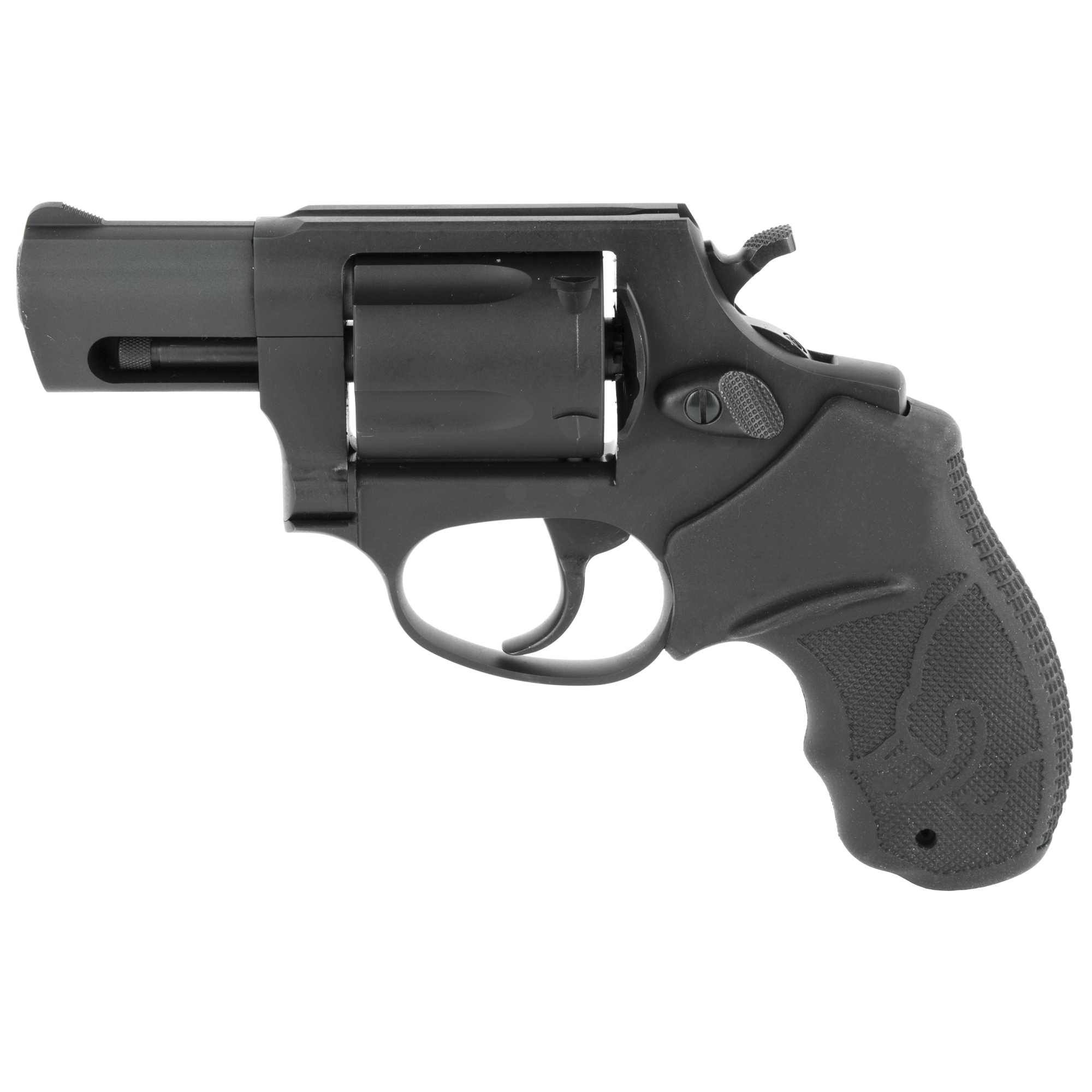 Taurus 2905021 905 9mm Luger 5rd 2” Barrel, Overall Matte Black Oxide Metal Finish, Finger Grooved Black Rubber Grip & Fixed Sights