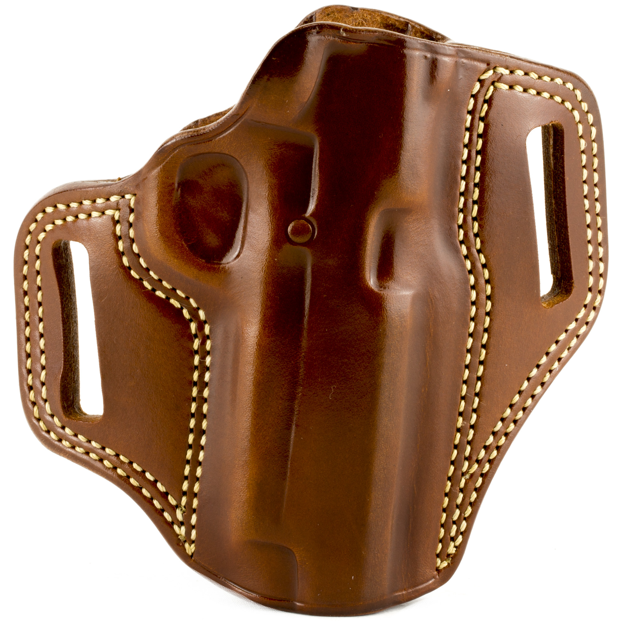 Galco CM266 Combat Master OWB Tan Leather Belt Slide Fits 1911 Right Hand