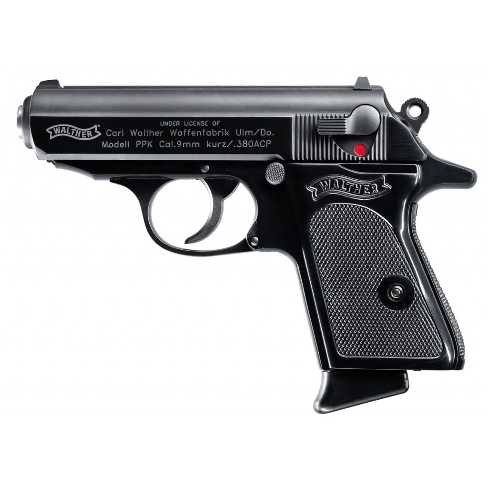 Walther PPK/S 380 ACP 3.30” 7+1 Black Polymer Grip