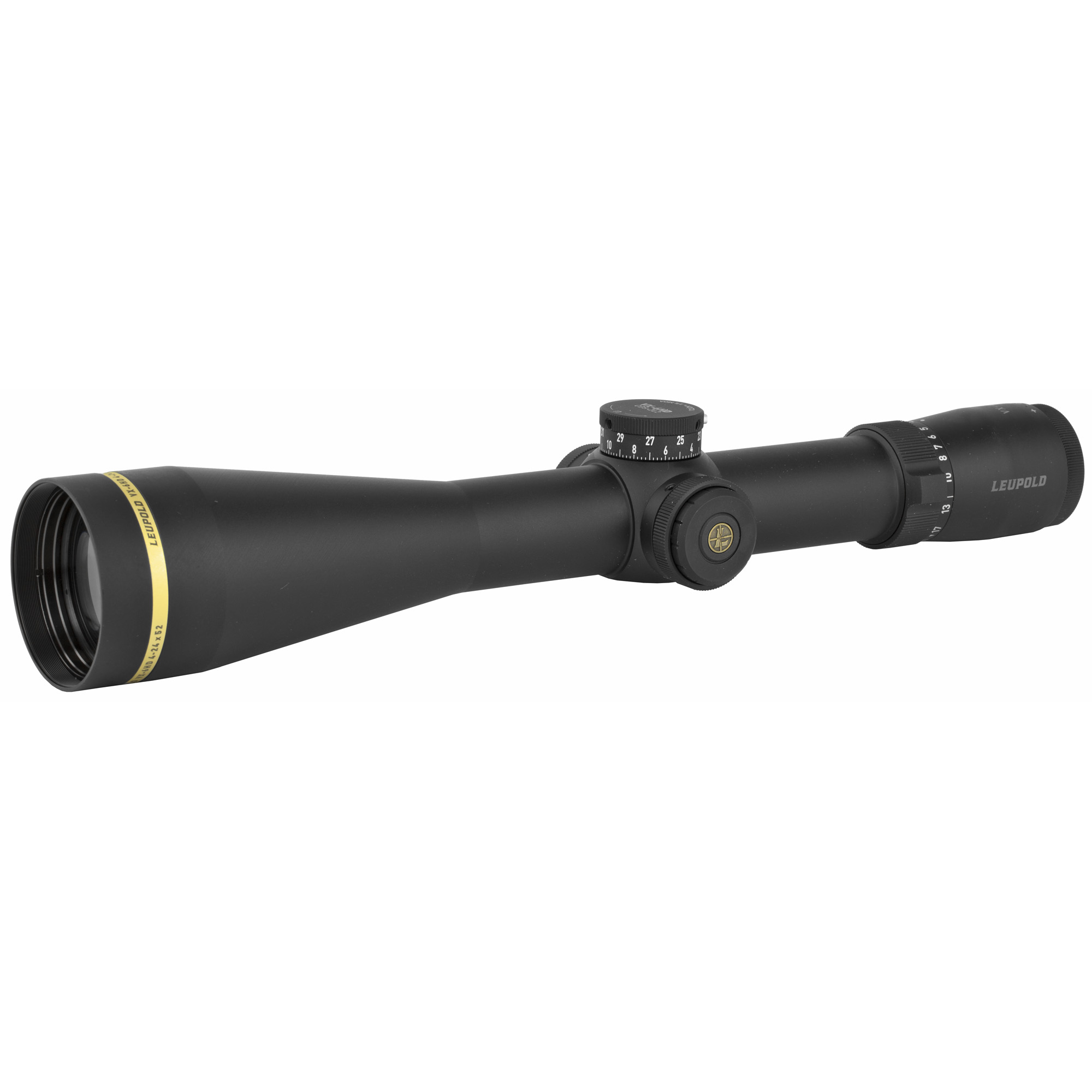 Leupold 171581 VX-6HD Matte Black 4-24x52mm 34mm Tube Illuminated LR Varmint Hunter Reticle