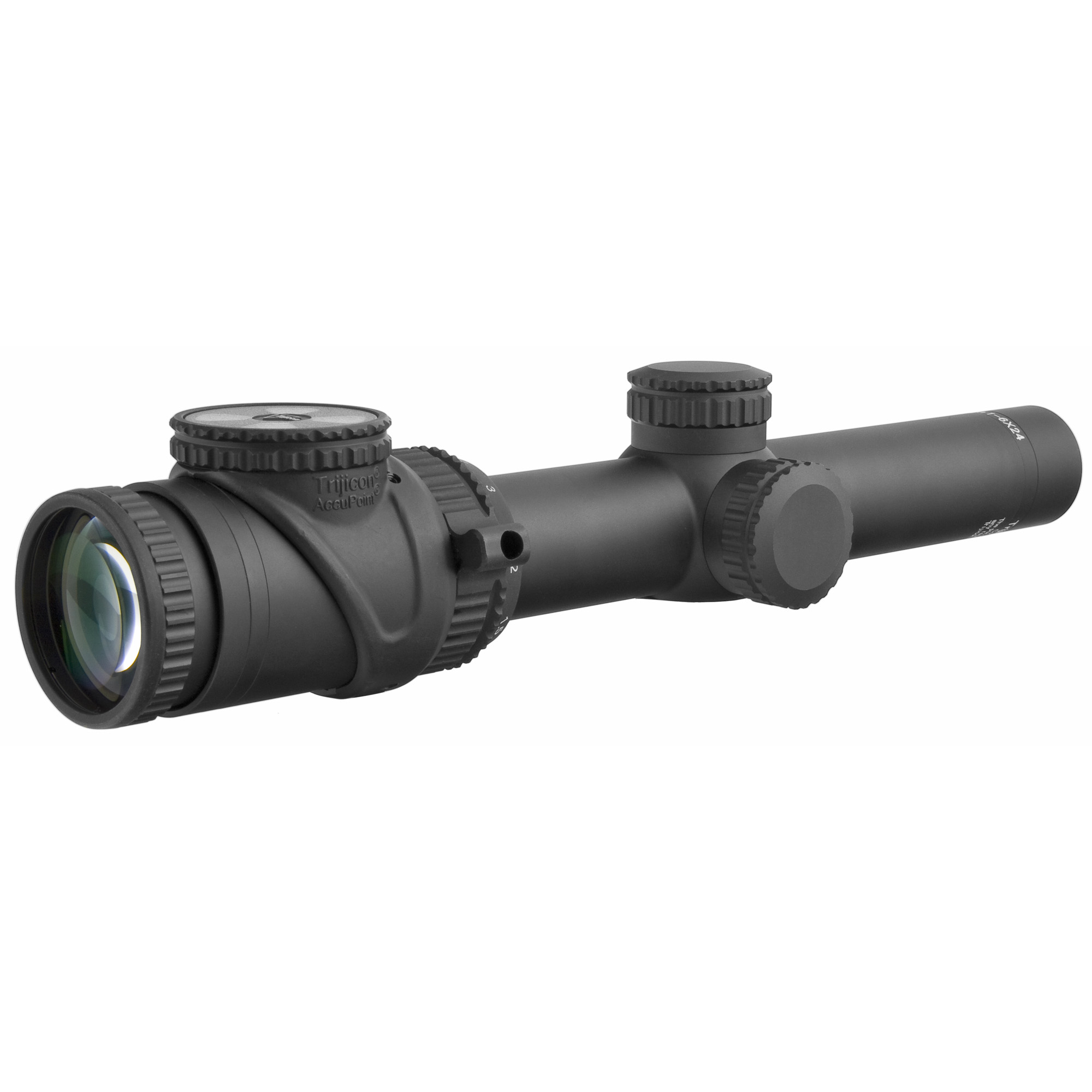 Trijicon 200092 AccuPoint Black Hardcoat Anodized 1-6x 24mm 30mm Illuminated Green Triangle Post Reticle