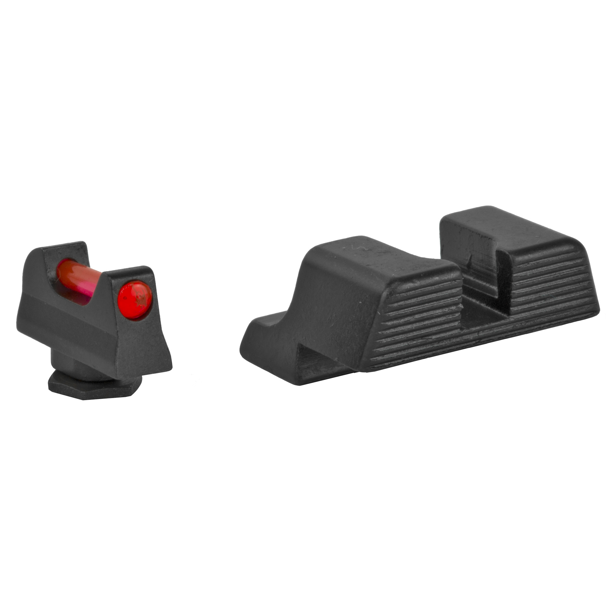 Trijicon 601029 Fiber Sights Red/Fiber Optic Front Sight-Black/Blank Rear Sight Glock 42/43/43X Small Frame