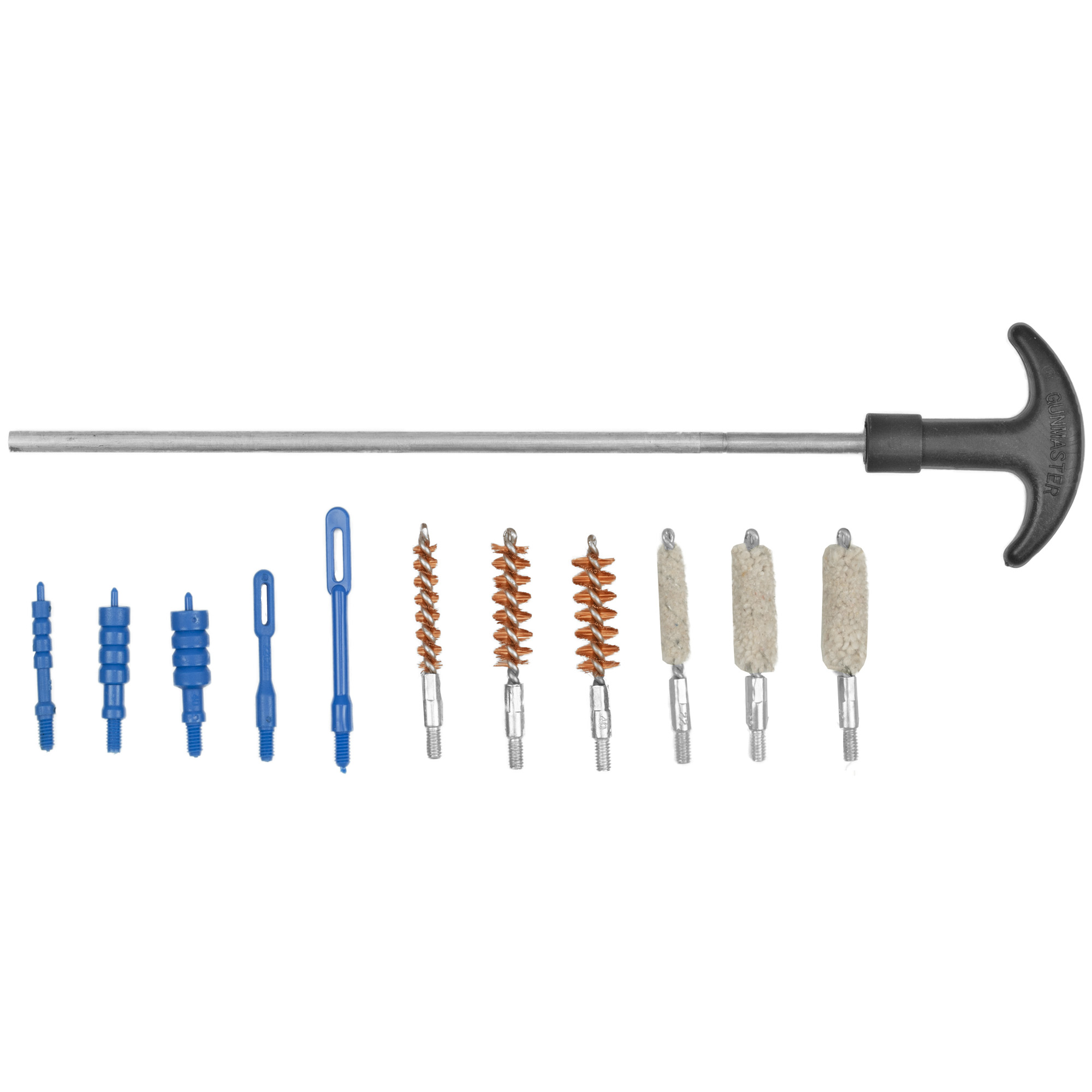 DAC GM22LR GunMaster Cleaning Kit 22 Cal Rifle/14 Pieces Black/Blue