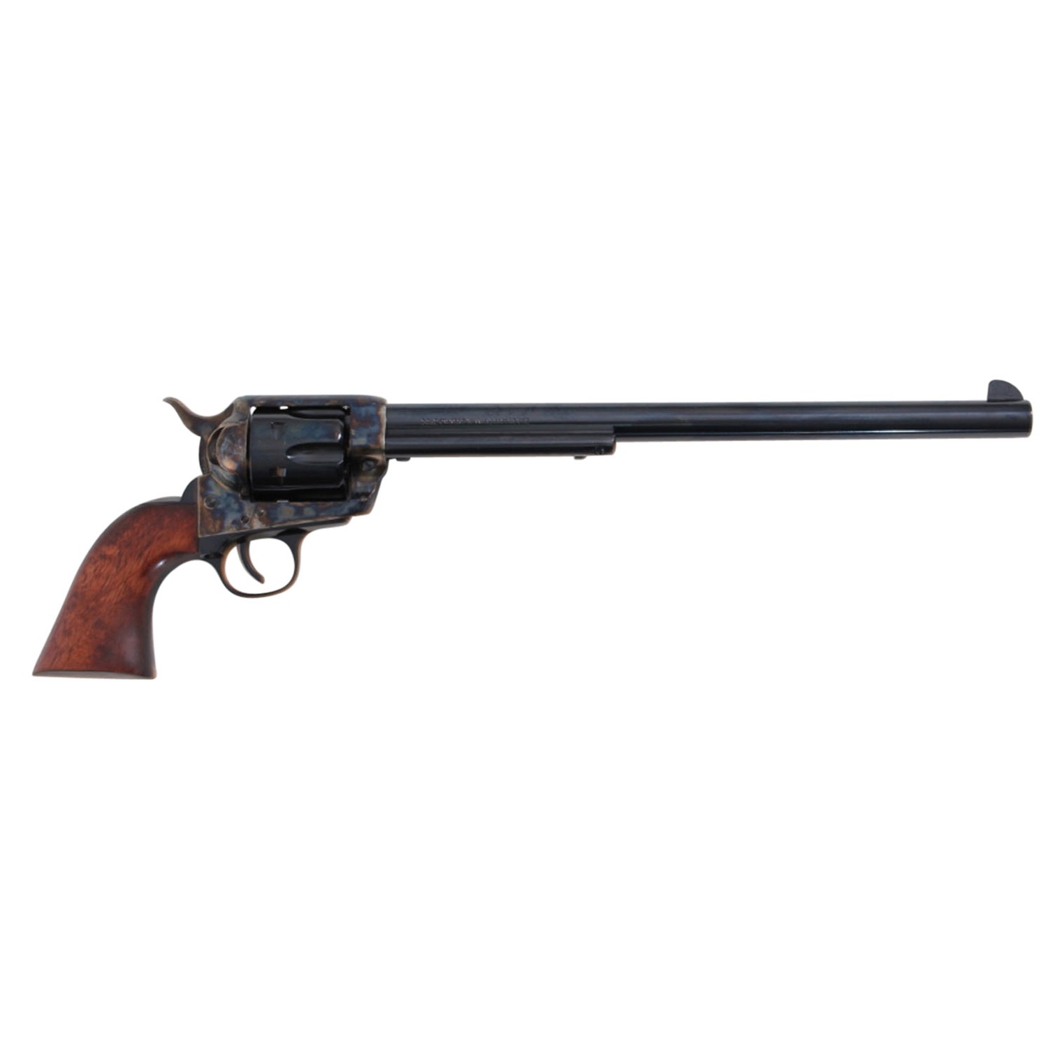 Traditions SAT73103 1873 Buntline 45 Colt (LC) 6rd 12” Blued Cylinder & Barrel Color Case Hardened Steel Frame Walnut Grip