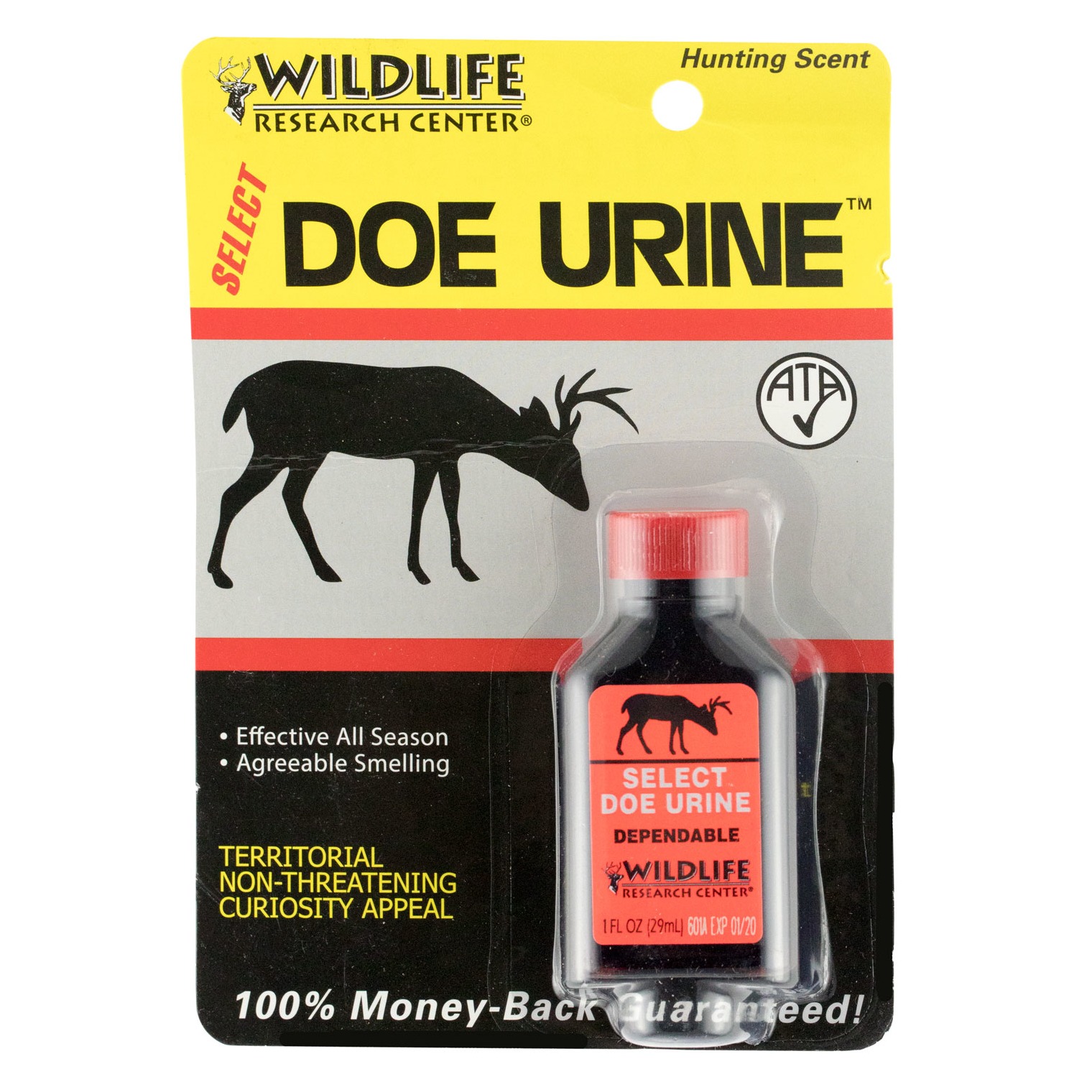 Wildlife Research 410 Select Attractant/Cover Scent Doe Urine 1 oz
