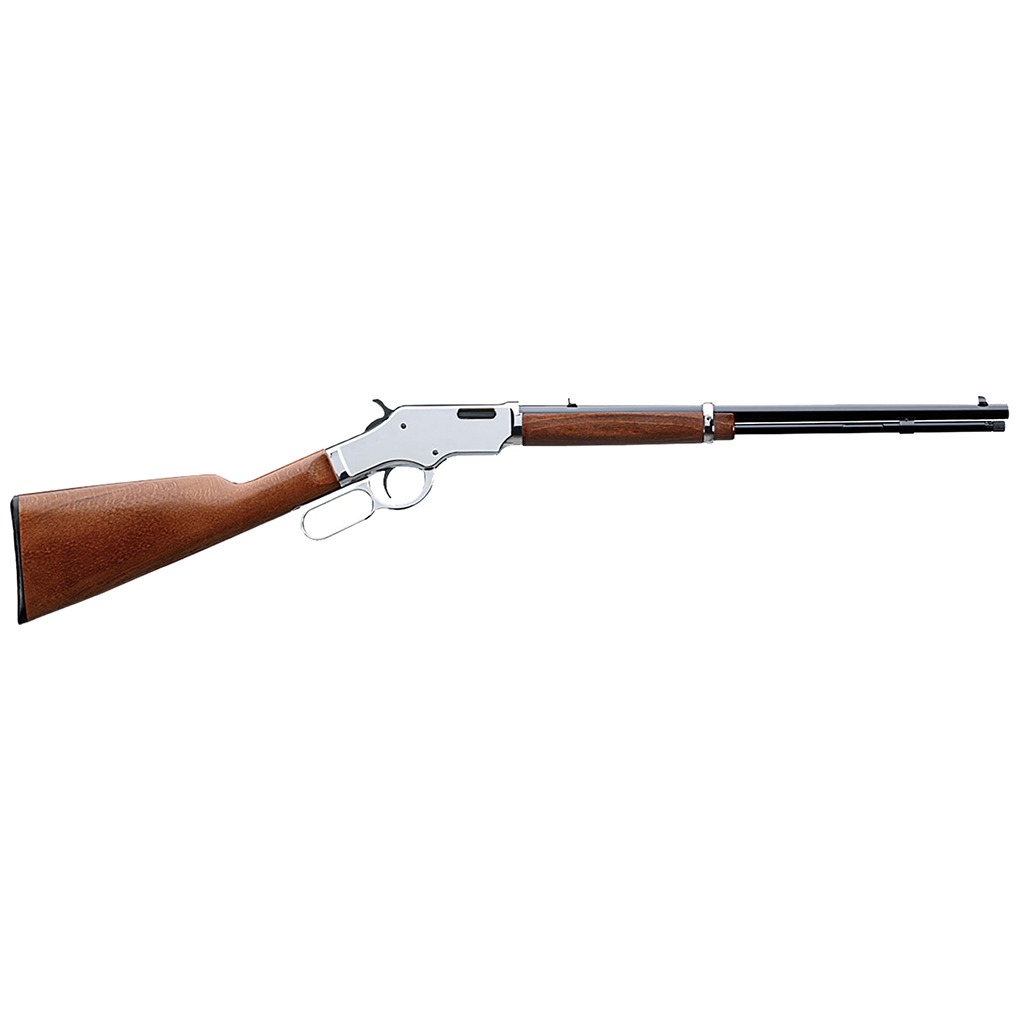 Taylors & Company 550223 Uberti Scout 22 LR Caliber with 14+1 Capacity, 19” Blued Barrel, Chrome-Plated Metal Finish & Walnut Stock Right Hand (Full Size)