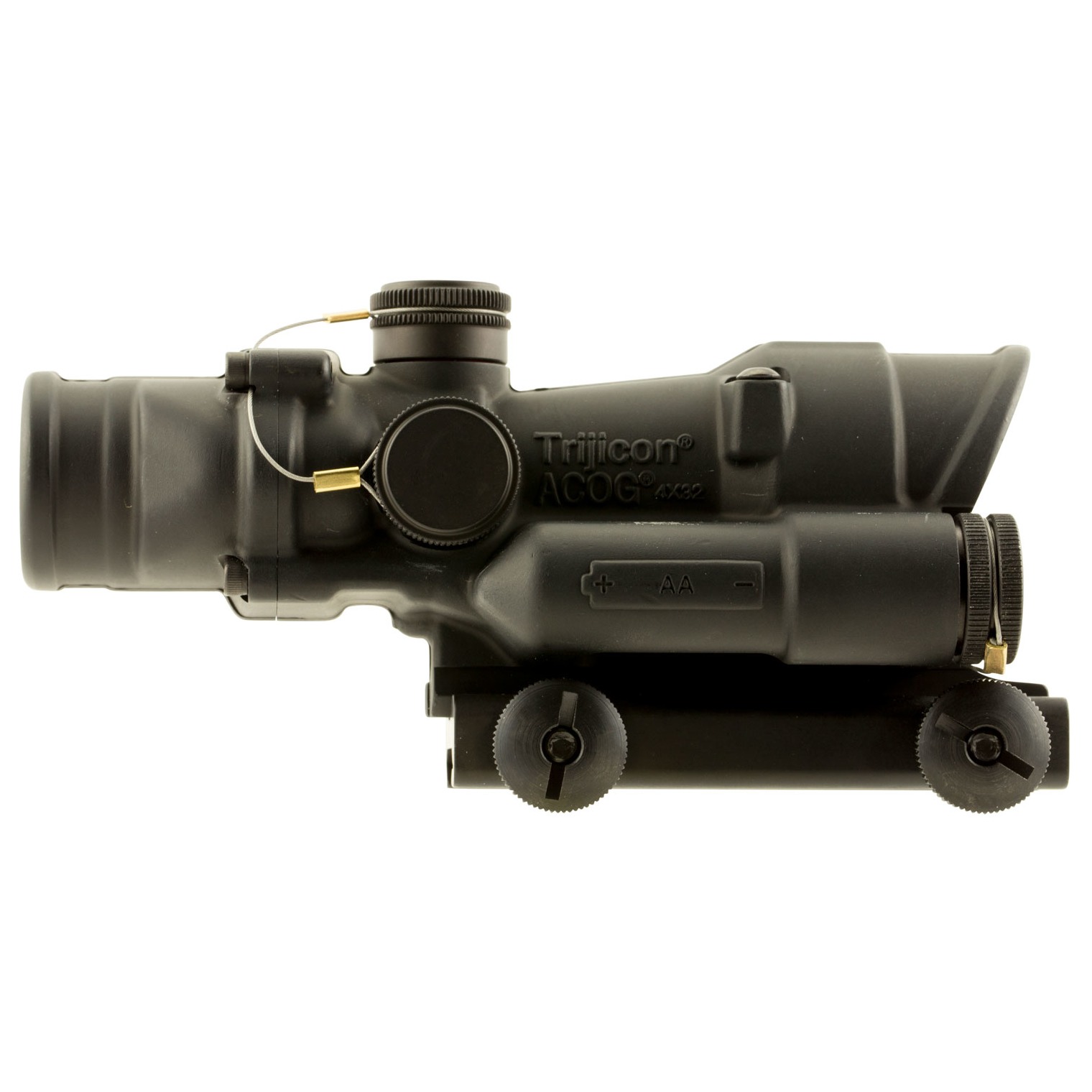 Trijicon 100432 ACOG 4x 32mm Obj 36.80 ft @ 100 yds FOV Matte Black Finish LED Illuminated Green Crosshair 300 Blk