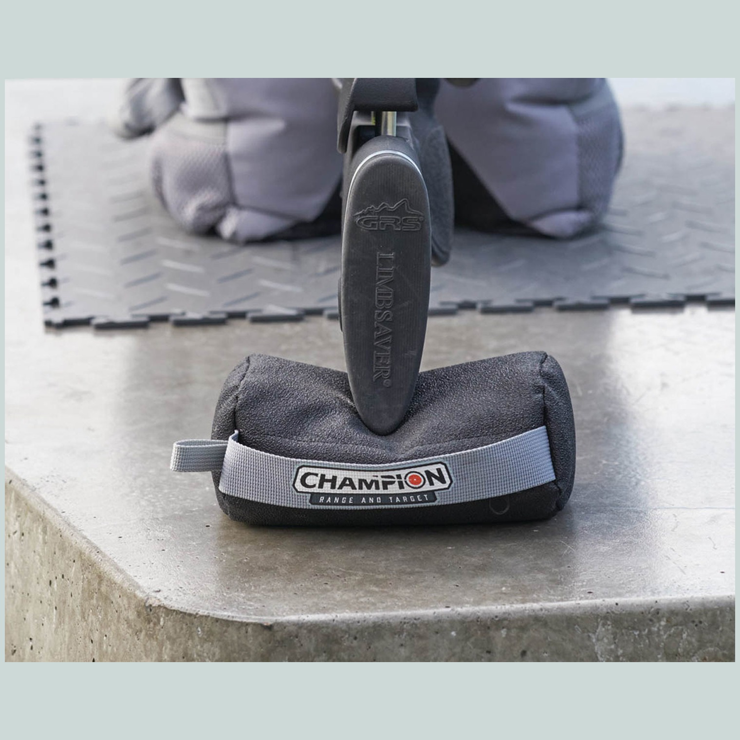 Champion Targets 40892 Shooting Bag Rear Wedge Bag Black w/Gray Accents