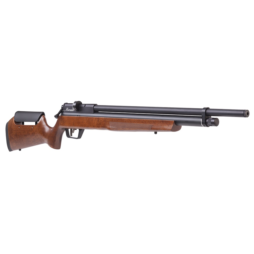 Benjamin BP2264W Marauder PCP 22 Pellet 10+1 Shot Black Black Receiver Hardwood Fixed w/Adj Comb Stock