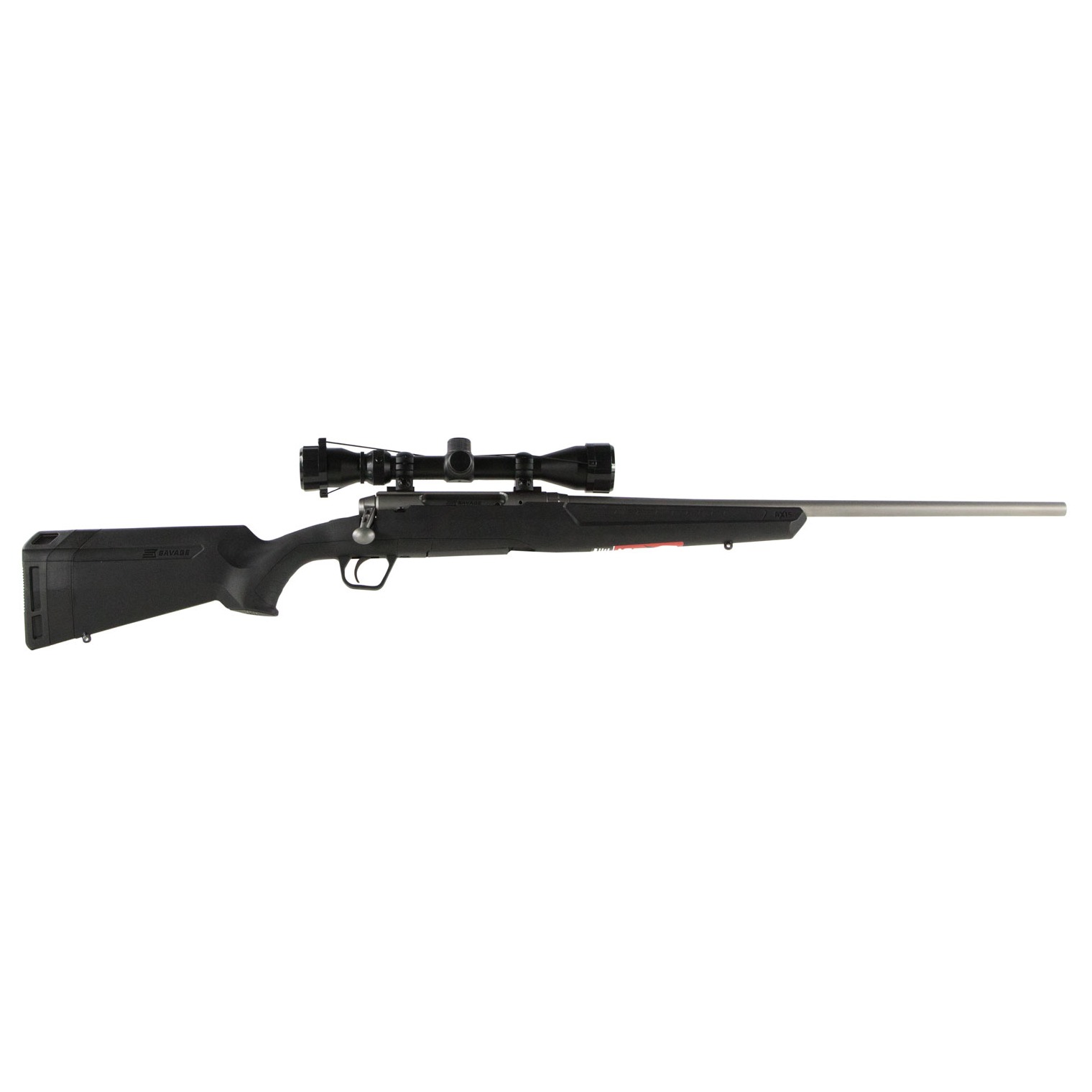 Savage Arms 57289 Axis XP 6.5 Creedmoor 4+1 22”, Matte Stainless Barrel/Rec, Black Synthetic Stock, Includes Weaver 3-9x40mm Scope