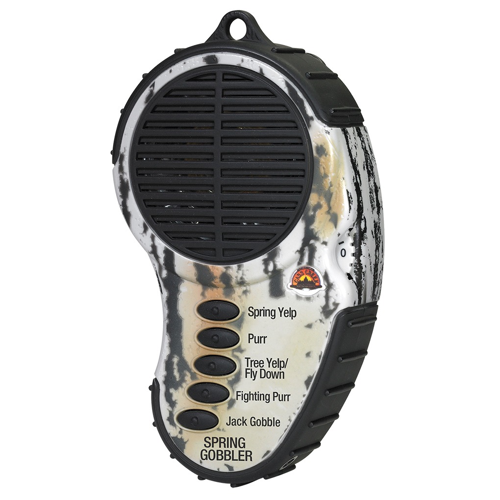 Cass Creek 041 Ergo Electronic Spring Gobbler Attracts Turkeys, Camo Plastic Includes Belt Clip
