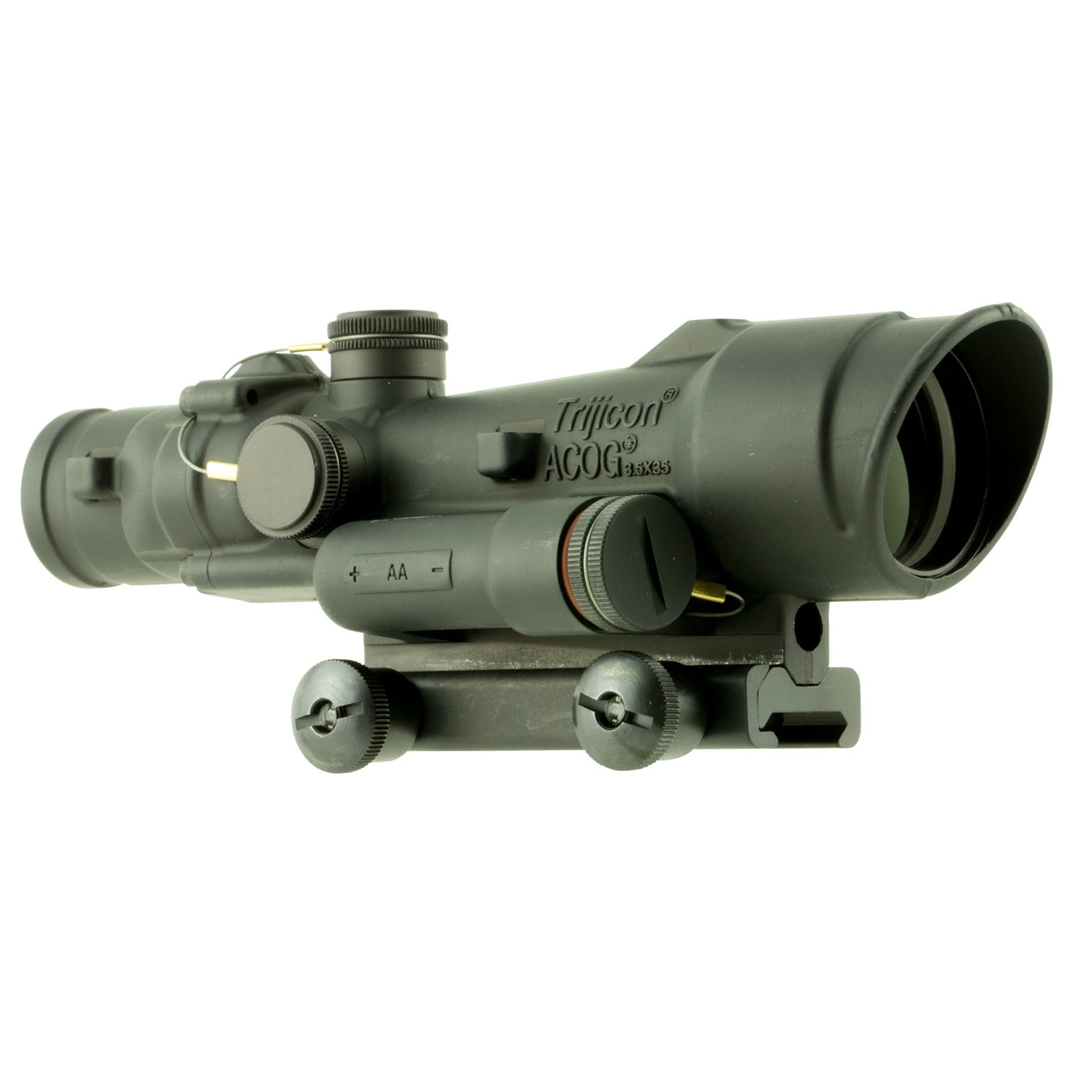 Trijicon 100496 ACOG OD Green 3.5x, 35mm 30mm-35mm Tube Illuminated Green LED Crosshair .223/5.56 BDC Reticle