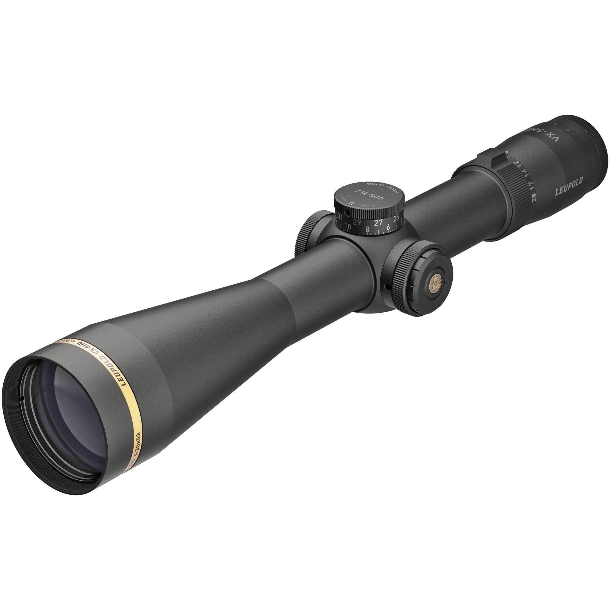 Leupold 178166 VX-5HD Matte Black 4-20x52mm CDS-ZL2 Illuminated FireDot Duplex Reticle 34mm Tube
