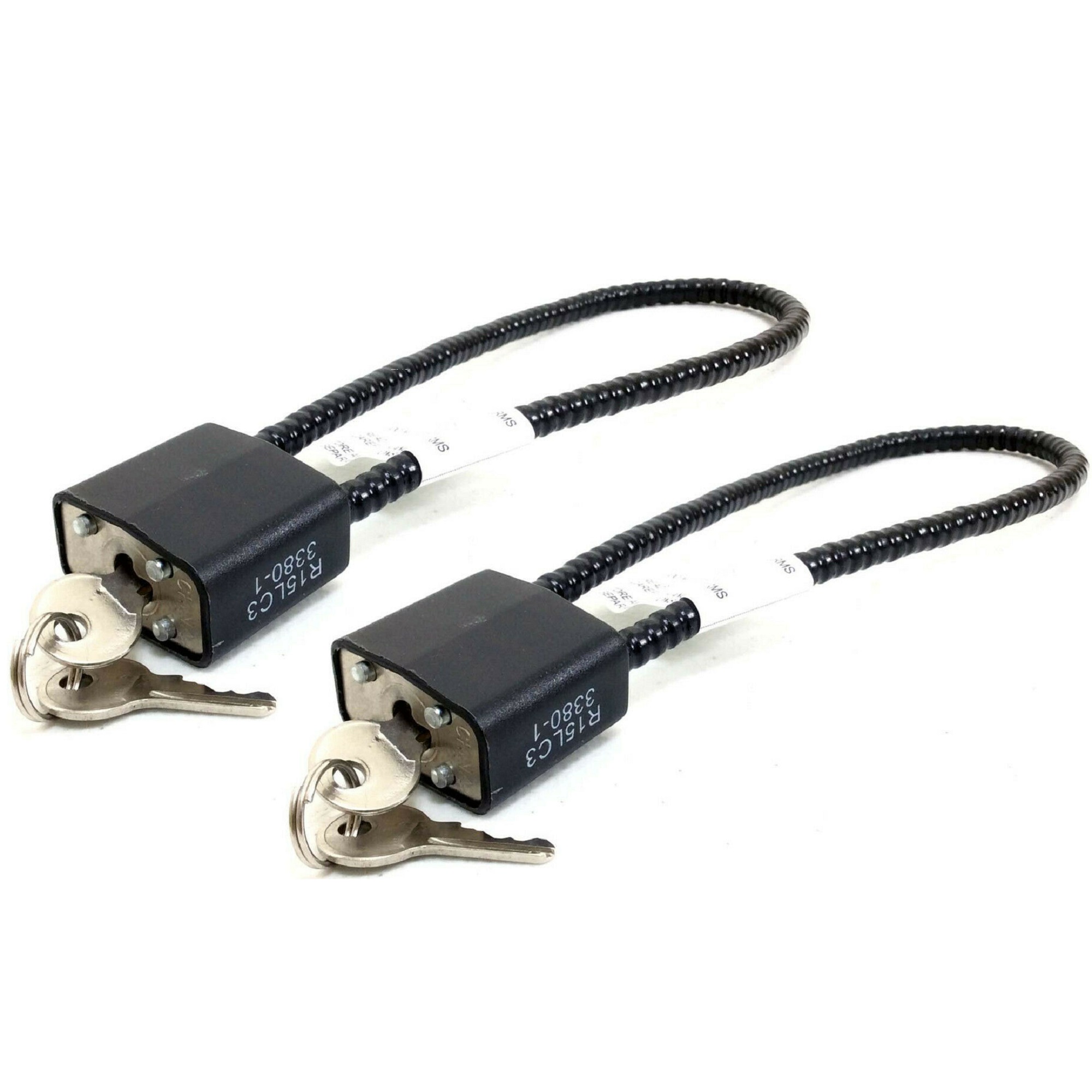 2 PACK Cable Gun lock (Color/Make/Lenght of cable may vary)