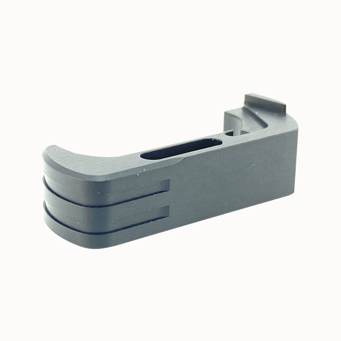 Cross Armory CRG5MCBL Mag Catch Extended Compatible w/Glock Gen4-5 Blue Anodized Aluminum