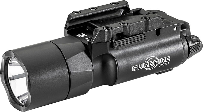 Surefire X300TA Turbo Gun Light (X300T-A) 650 Lumens, 514 Meters Beam, White LED, Black Anodized Aluminum