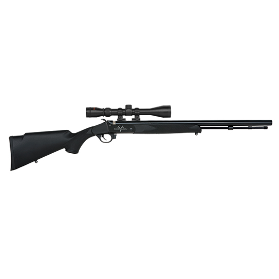 Traditions R572000840 Buckstalker XT 50 Cal 209 Primer 24” Blued Barrel/Rec Black Synthetic Stock 3-9x40 Scope