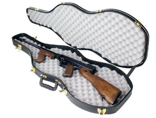 Thompson T-Series Gun Case Black Vinyl-Coated Presswood Foam Padding