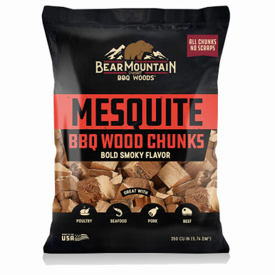 BEAR MOUNTAIN BBQ CHUNKS/MESQUITE