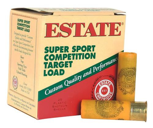 Estate Super Sport Target 20 Ga, 2.75", 7/8oz, 7.5 Shot, 25rd/Box