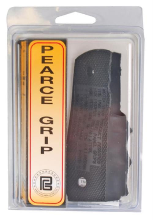 Pearce Grip 1911 Finger Groove Insert 1911-Style Government Black Rubbe