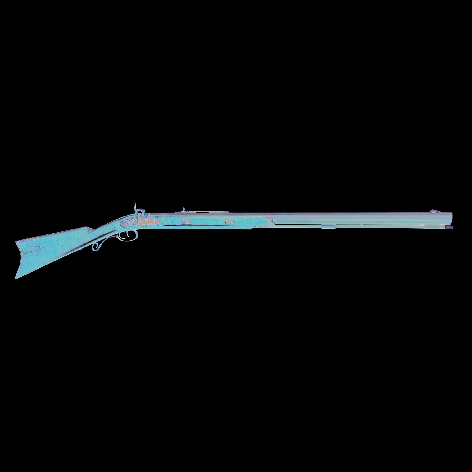 Taylors & Company 210043 Pedersoli Hawken Missouri River 45 Cal Percussion, 30” Single Shot Blued Octagon Barrel, Color Case Hardened Steel Receiver, Fixed Maple Stock