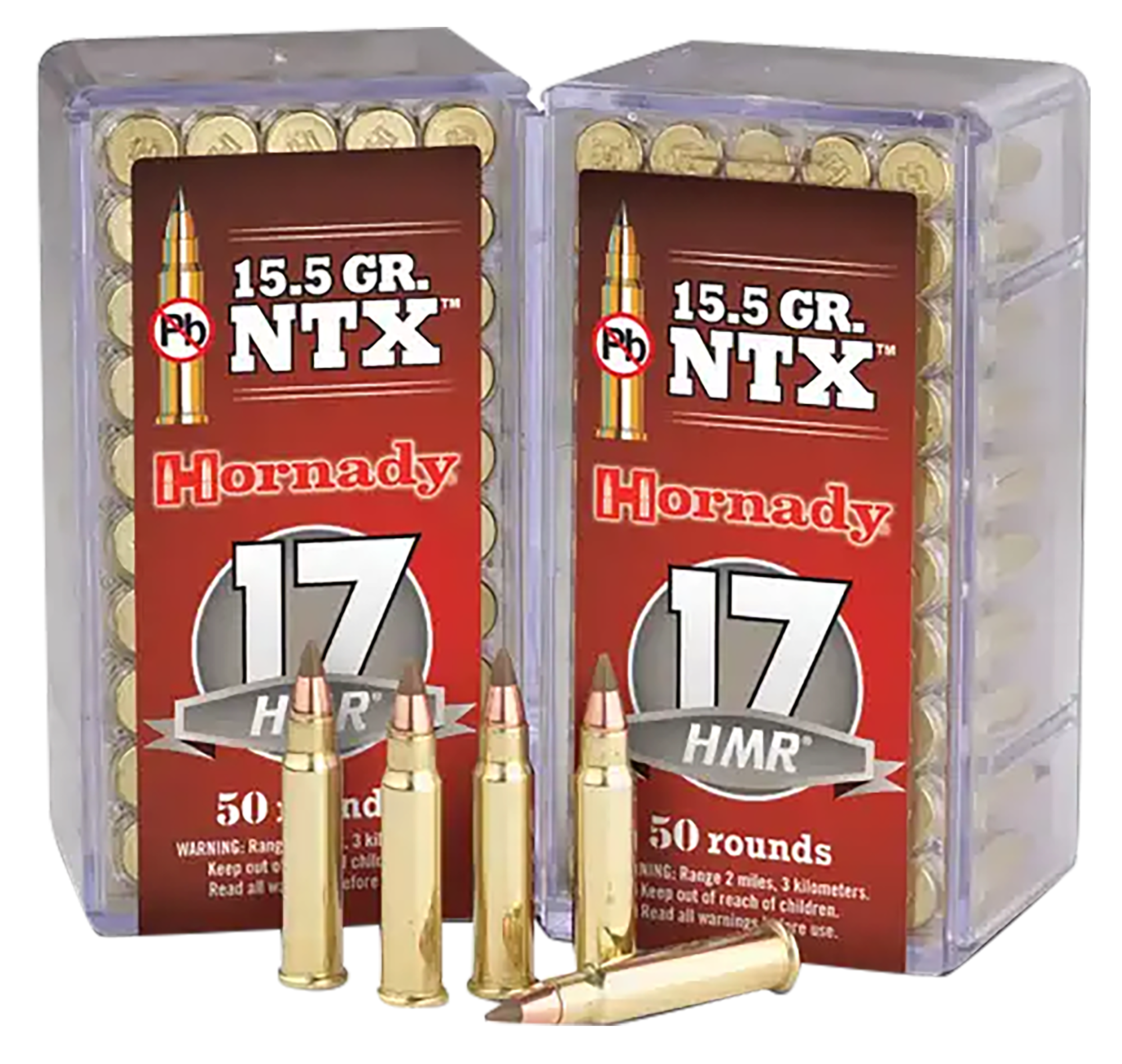 Hornady Varmint Express 17 HMR 15.5 gr NTX Lead-Free 50 Per Box - Box or Case