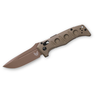 Benchmade Shane Sibert Mini Adamas AUTO Folding 3.25" Flat Dark Earth